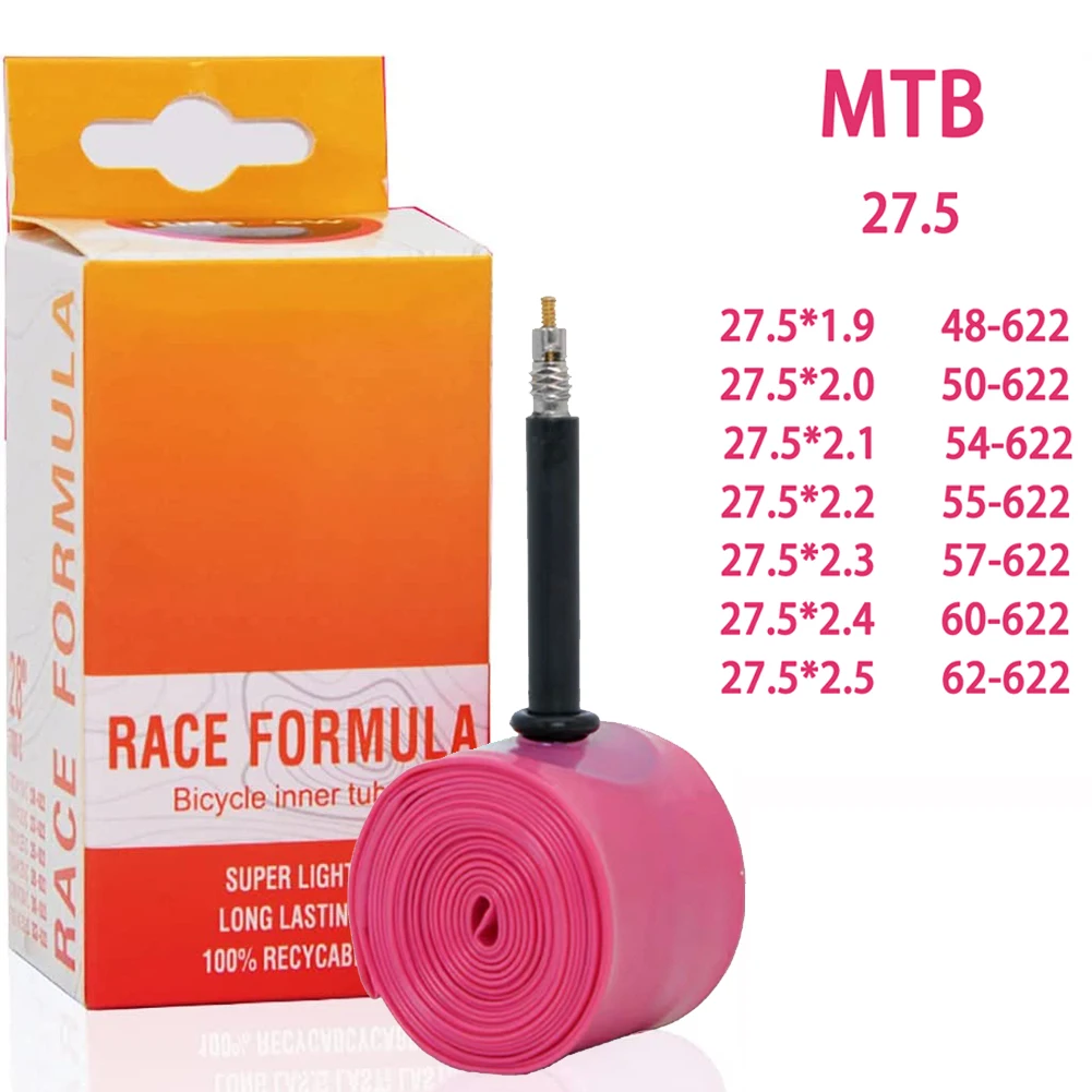 Ultralight Bike Inner Tube MTB Mountain Bike Ultralight Tube Kit Mountain Bikes TPU Material Tires 26/27.5/29 FV 45mm
Ultralight Bike Inner Tube MTB Mountain Bike Ultralight Tube Kit Mountain Bikes TPU Material Tires 26/27.5/29 FV 45mm