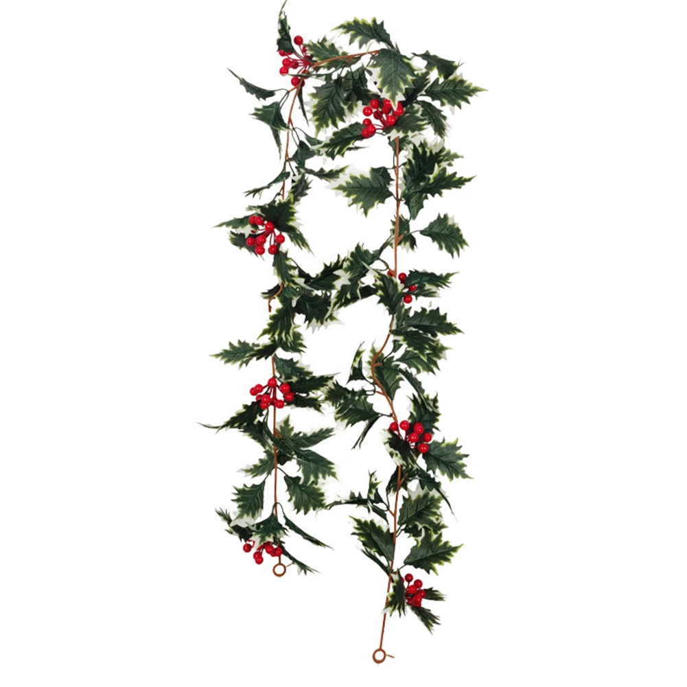 1.75m Xmas Artificial Leaf Vine Red Berries String Christmas Rattan DIY Garland Wreath Xmas Tree Hanging Ornaments Home Decor
1.75m Xmas Artificial Leaf Vine Red Berries String Christmas Rattan DIY Garland Wreath Xmas Tree Hanging Ornaments Home Decor