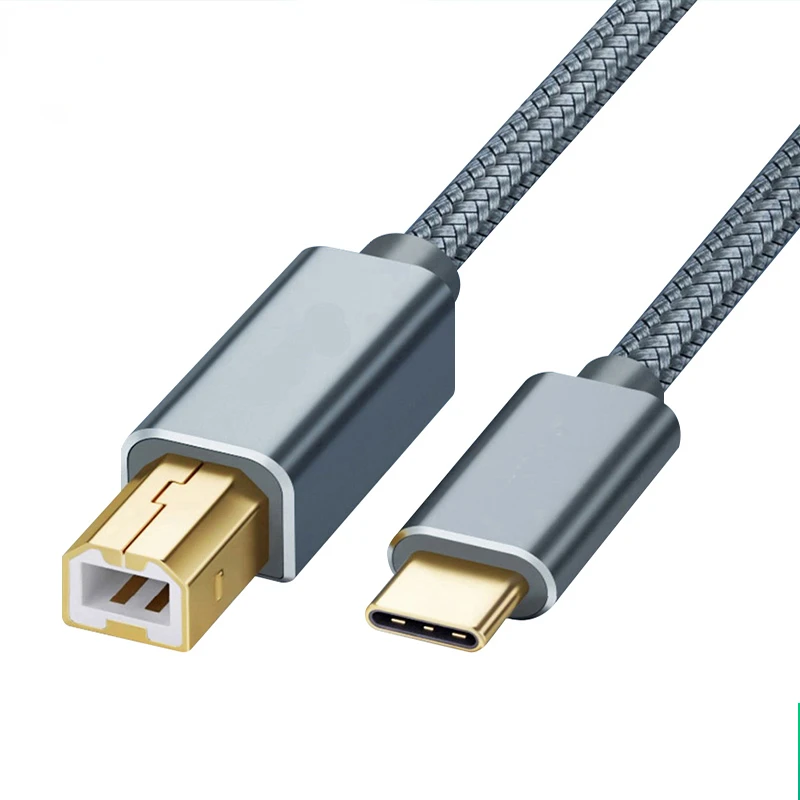 USB B 2.0 Printer Cable ToUSB C Braided Printer Scanner Cord for Canon Epson HP Samsung Printer Cord Scanner USB Printer Cable
USB B 2.0 Printer Cable ToUSB C Braided Printer Scanner Cord for Canon Epson HP Samsung Printer Cord Scanner USB Printer Cable