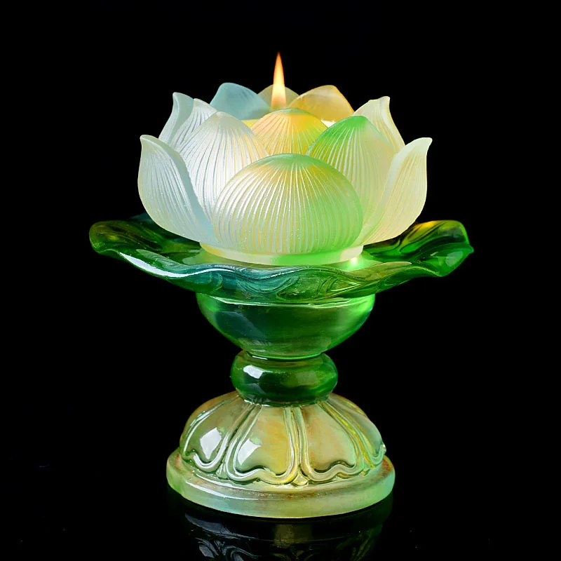 Offering glazed lotus butter lamp holder for Buddha 4 hours butter lamp base lighting supplies glazed Candlestick package 
Offering glazed lotus butter lamp holder for Buddha 4 hours butter lamp base lighting supplies glazed Candlestick package