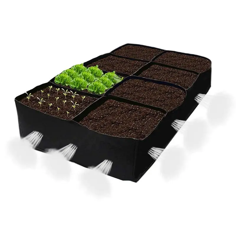 Plant Bag For Growing 128 Gallon Raised Planter Rectangle Grow Bed Garden Supplies With 8 Partition Grids Planting Container For
Plant Bag For Growing 128 Gallon Raised Planter Rectangle Grow Bed Garden Supplies With 8 Partition Grids Planting Container For
