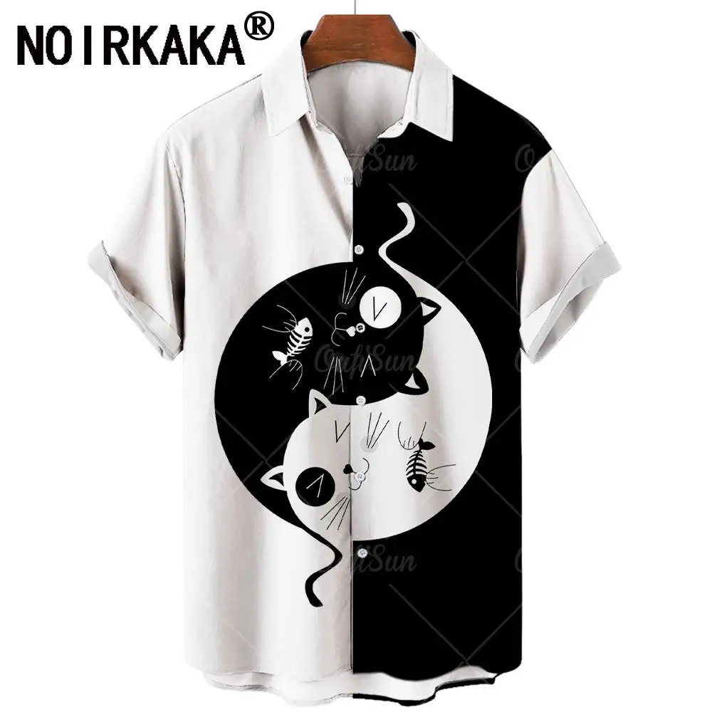 Summer Hawaiian Beach Shirts Retro 3D Cat Animal Fashion Beach Short-sleeved Shirts Oversized Shirts Men Camisa Masculina 5XL
Summer Hawaiian Beach Shirts Retro 3D Cat Animal Fashion Beach Short-sleeved Shirts Oversized Shirts Men Camisa Masculina 5XL