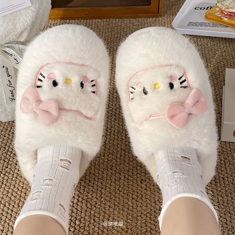 Kawaii Sanrioed Anime Cartoon Hello Kitty Series Plush Slippers Cotton Padded Shoes Warm Thickening Baby Boy Girl Festival Gift
Kawaii Sanrioed Anime Cartoon Hello Kitty Series Plush Slippers Cotton Padded Shoes Warm Thickening Baby Boy Girl Festival Gift