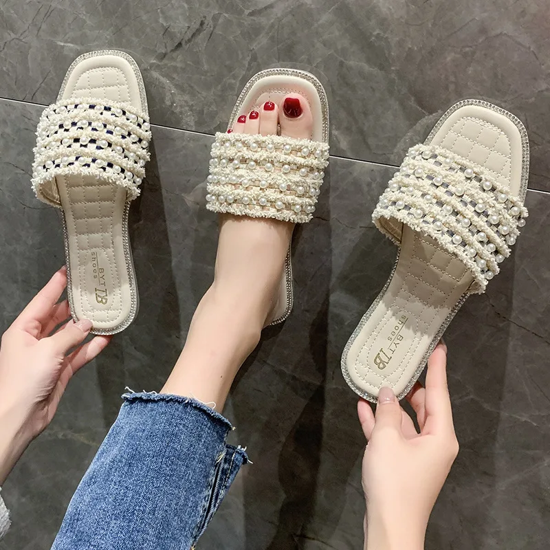 Flat Shoes Female Womens Slippers Outdoor Luxury Slides Low Pantofle Designer 2022 Summer Rubber Basic Hoof Heels PU Fabric
Flat Shoes Female Womens Slippers Outdoor Luxury Slides Low Pantofle Designer 2022 Summer Rubber Basic Hoof Heels PU Fabric