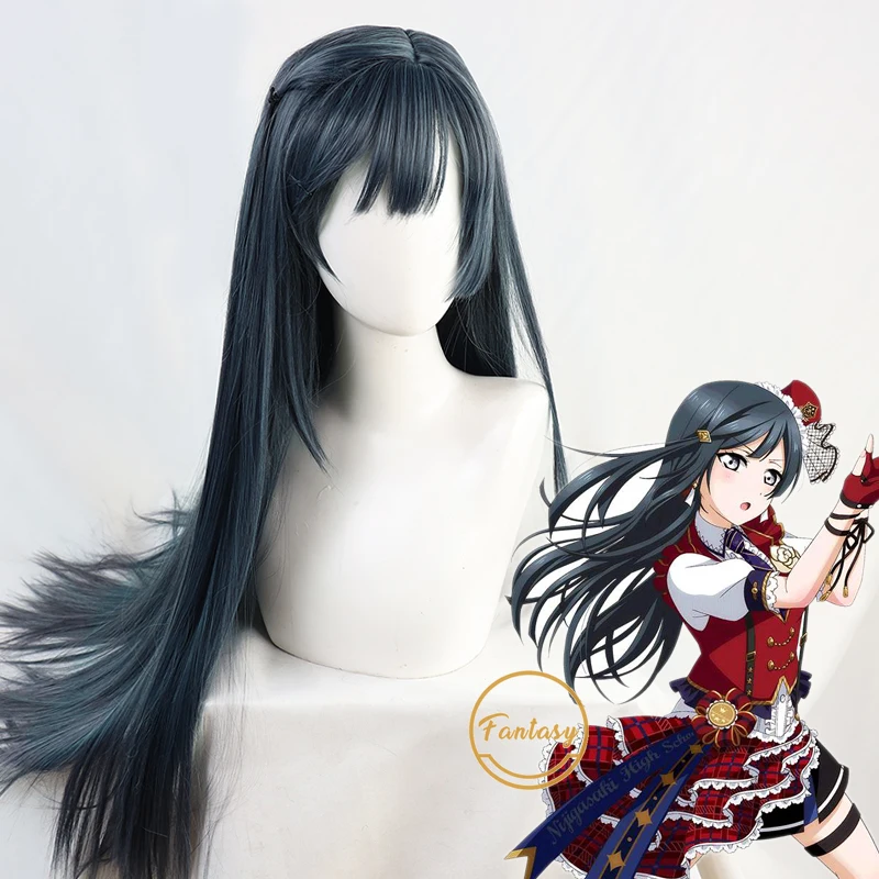 Аниме Love Live! Длинный голубой парик Yuki Setsuna для косплея Костюм Play термостойкие волосы + бесплатная шапочка для парика
Аниме Love Live! Длинный голубой парик Yuki Setsuna для косплея Костюм Play термостойкие волосы + бесплатная шапочка для парика