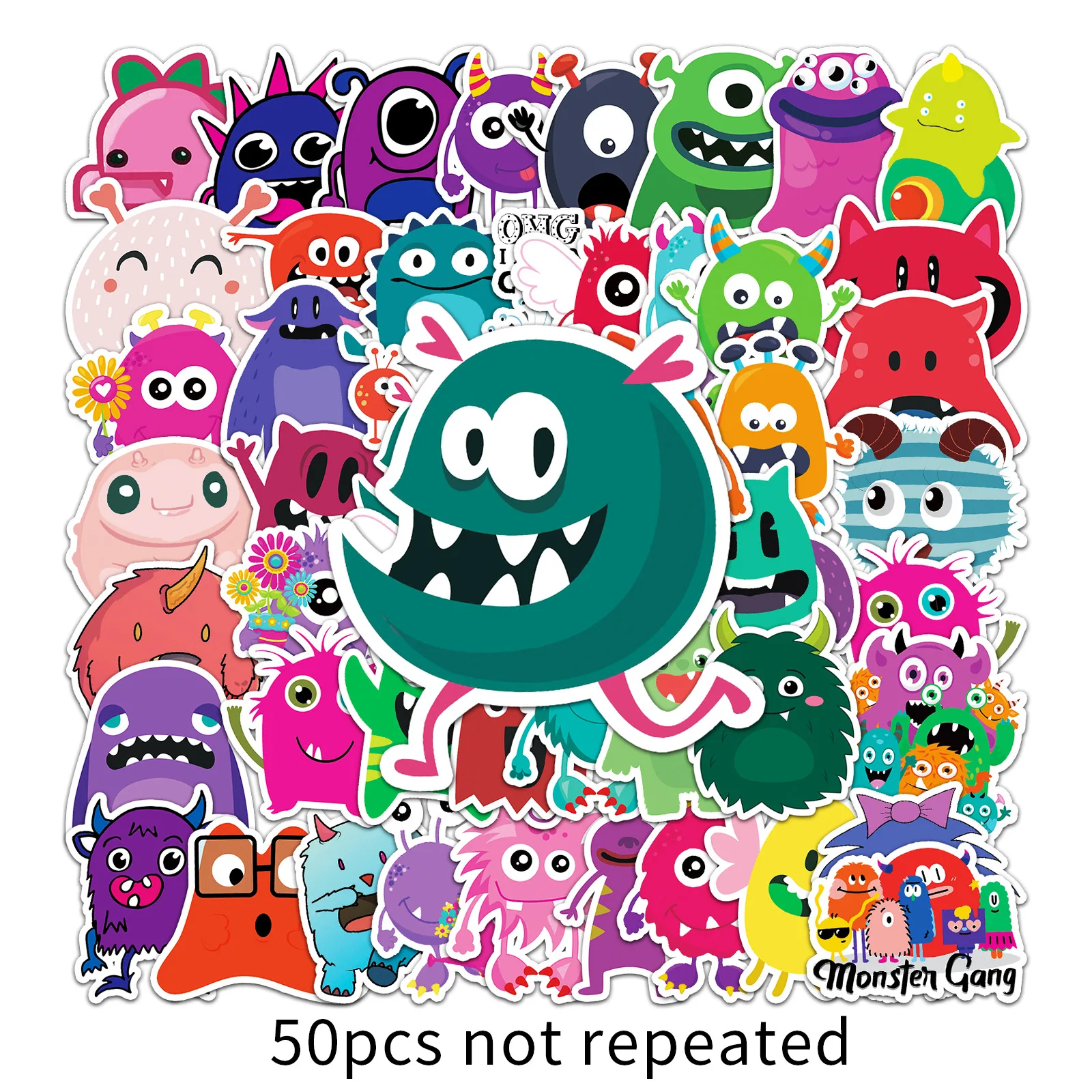 Наклейки с граффити в виде маленьких монстров, 50 шт.
Наклейки с граффити в виде маленьких монстров, 50 шт.