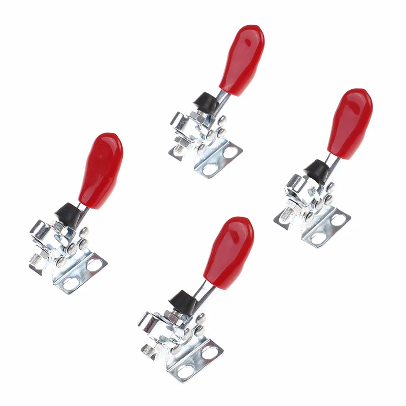 4pcs GH-201A Horizontal Toggle Clamp Quick-Release Toggle Clamps Set 27KG Vertical Toggle Clamp Hand Clip Tool
4pcs GH-201A Horizontal Toggle Clamp Quick-Release Toggle Clamps Set 27KG Vertical Toggle Clamp Hand Clip Tool