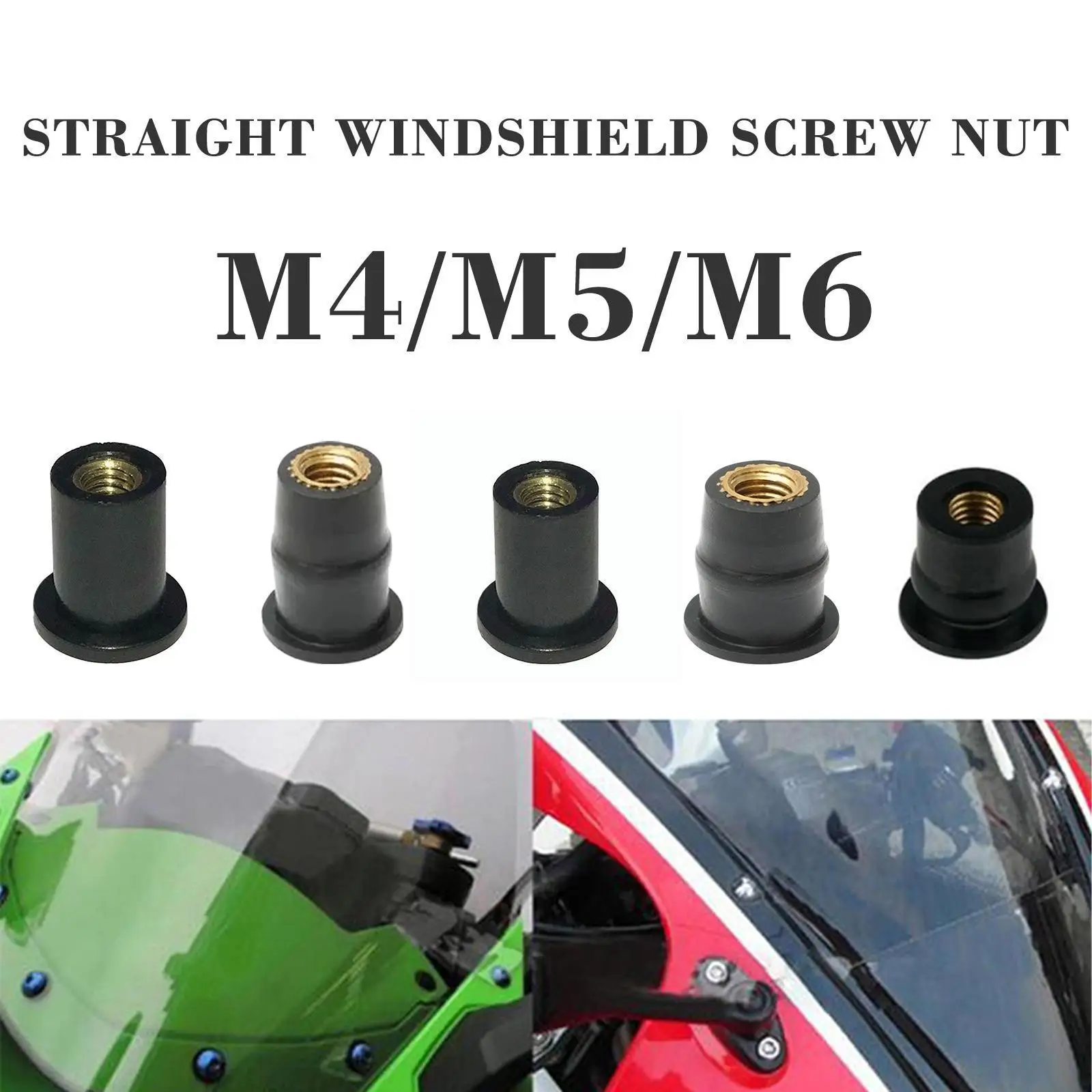 M4 M5 M6 Metric Rubber Well Nuts Motorcycle Windshield Bolts Bolts Nut Pcs 10 Fastener Windscreen Screws Screws Nuts D7I3
M4 M5 M6 Metric Rubber Well Nuts Motorcycle Windshield Bolts Bolts Nut Pcs 10 Fastener Windscreen Screws Screws Nuts D7I3