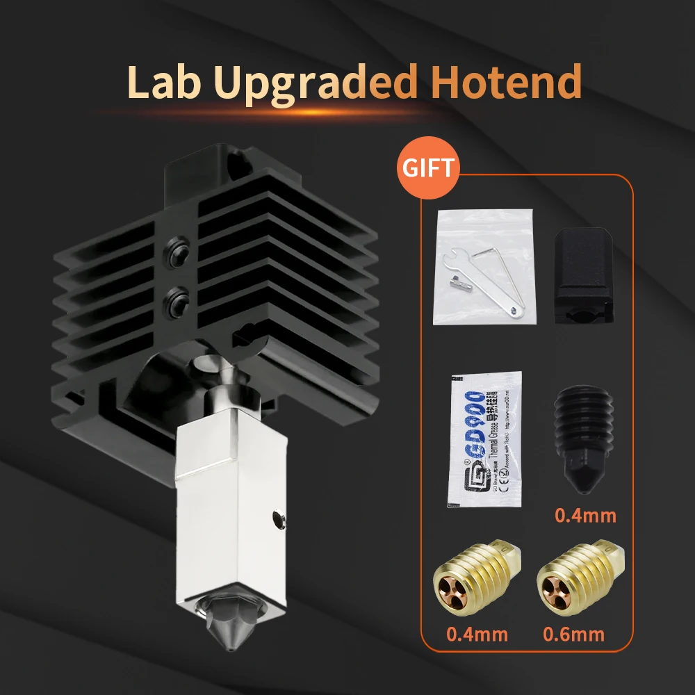 Lab X1 Hotend Hardened Steel Nozzle CHT Brass Nozzle lated Copper Heater Block Thermistor For Bambu P1P Carbon X1 3D Printer
Lab X1 Hotend Hardened Steel Nozzle CHT Brass Nozzle lated Copper Heater Block Thermistor For Bambu P1P Carbon X1 3D Printer