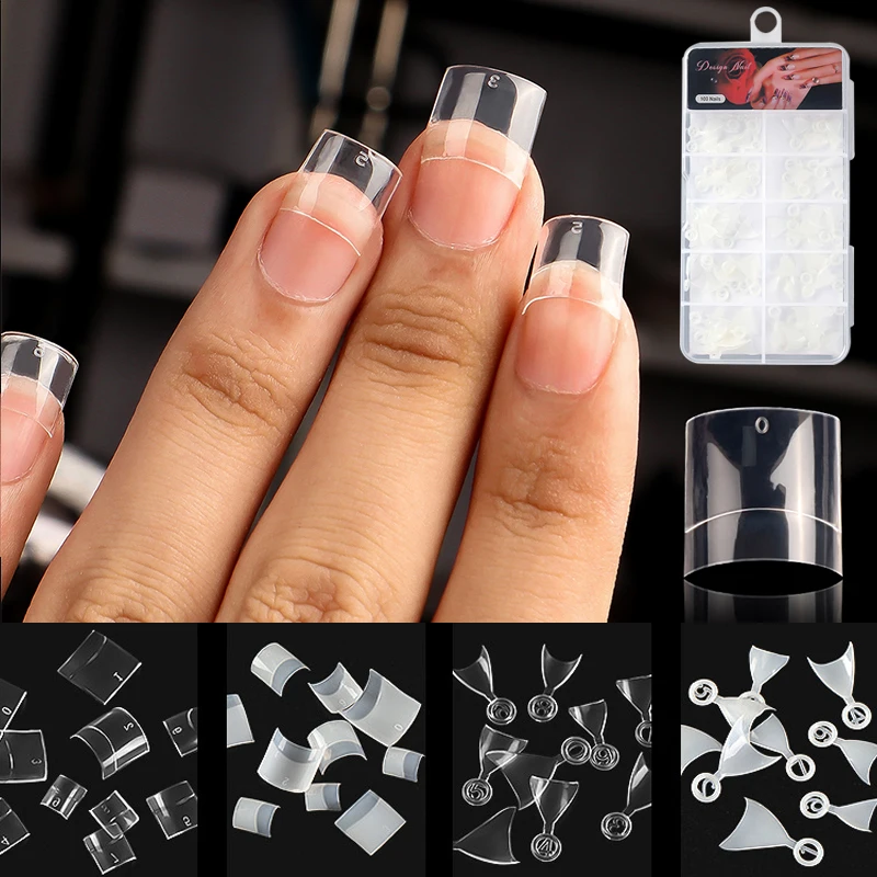 100pcs Fake Nails Nail Tips French Type Short Harf Nails For Professional Salon Transparent False Art Nails Accessories YZL2
100pcs Fake Nails Nail Tips French Type Short Harf Nails For Professional Salon Transparent False Art Nails Accessories YZL2