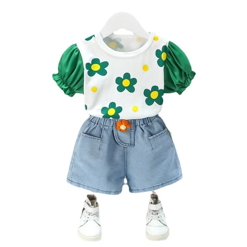 New Summer Fashion Baby Girls Clothes Suit Children Cute T-Shirt Shorts 2Pcs/Sets Toddler Casual Cotton Costume Kids Sportswear
New Summer Fashion Baby Girls Clothes Suit Children Cute T-Shirt Shorts 2Pcs/Sets Toddler Casual Cotton Costume Kids Sportswear