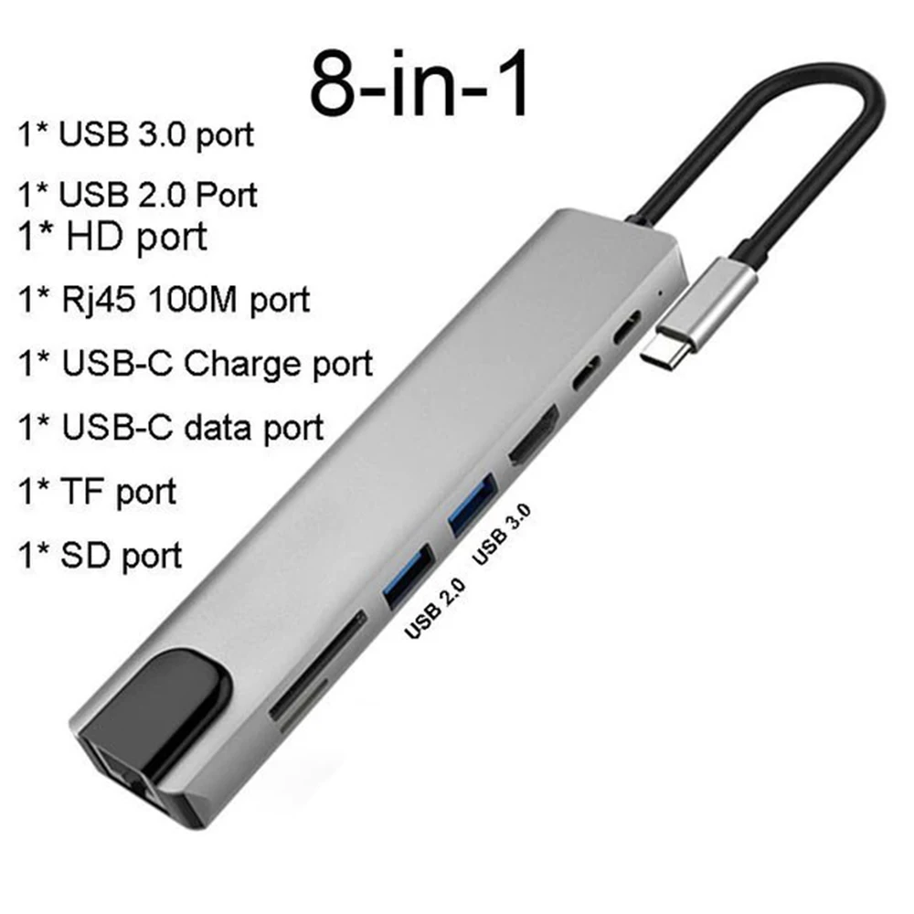 

HUB USB C Type 3.0 Splitter Adapter OTG For Lenovo Sumsung Imac Macbook m 1 5 Air Pro PC Laptop Accessories Hubs USB 2.0 4 Ports