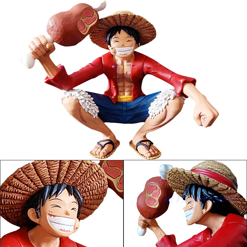 Anime One Piece Squatting Eat Ham Monkey D Luffy PVC Action Figurine Collection Statue Model Toys Kids Doll Ecoration Best Gift
Anime One Piece Squatting Eat Ham Monkey D Luffy PVC Action Figurine Collection Statue Model Toys Kids Doll Ecoration Best Gift