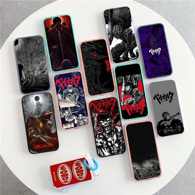 Berserk Guts Anime Phone Case for iPhone X XR XS 7 8 Plus 11 12 13 pro MAX 13mini Translucent Matte Case
Berserk Guts Anime Phone Case for iPhone X XR XS 7 8 Plus 11 12 13 pro MAX 13mini Translucent Matte Case