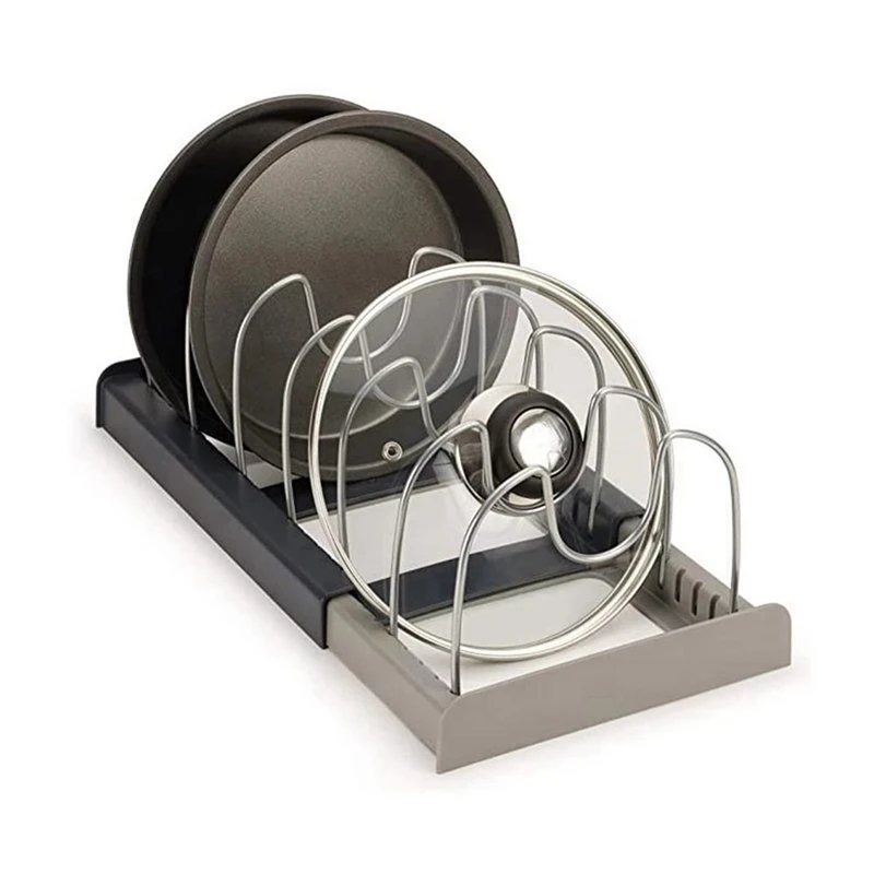 14 Dividers Stainless Steel Kitchen Pot Lid Holder Expandable Pan Organizer Drawer Type Adjustable Utensils Organize
14 Dividers Stainless Steel Kitchen Pot Lid Holder Expandable Pan Organizer Drawer Type Adjustable Utensils Organize