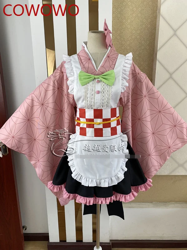 COWOWO Anime Demon Slayer Kochou Shinobu/Kamado Nezuko/Kanroji Mitsuri/Tsuyuri Kanao/Kibutsuji Muzan Lovely Maid Dress Kimono
COWOWO Anime Demon Slayer Kochou Shinobu/Kamado Nezuko/Kanroji Mitsuri/Tsuyuri Kanao/Kibutsuji Muzan Lovely Maid Dress Kimono