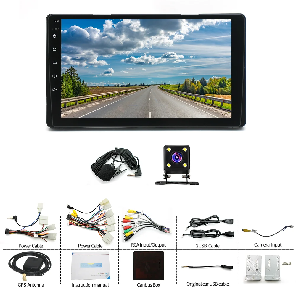 9-дюймовый автомобильный GPS-радио Carplay Navi совместимый с Sienna 2015-2018 Android 13