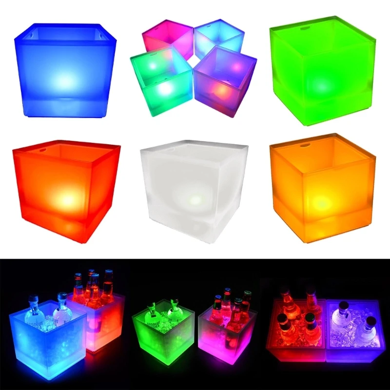 LED Ice Bucket Luminescent Ice Glowing Ice Kegs Champagne Buckets Perfect for Cocktails Beer and Refreshing Drinks Drop Shipping
LED Ice Bucket Luminescent Ice Glowing Ice Kegs Champagne Buckets Perfect for Cocktails Beer and Refreshing Drinks Drop Shipping