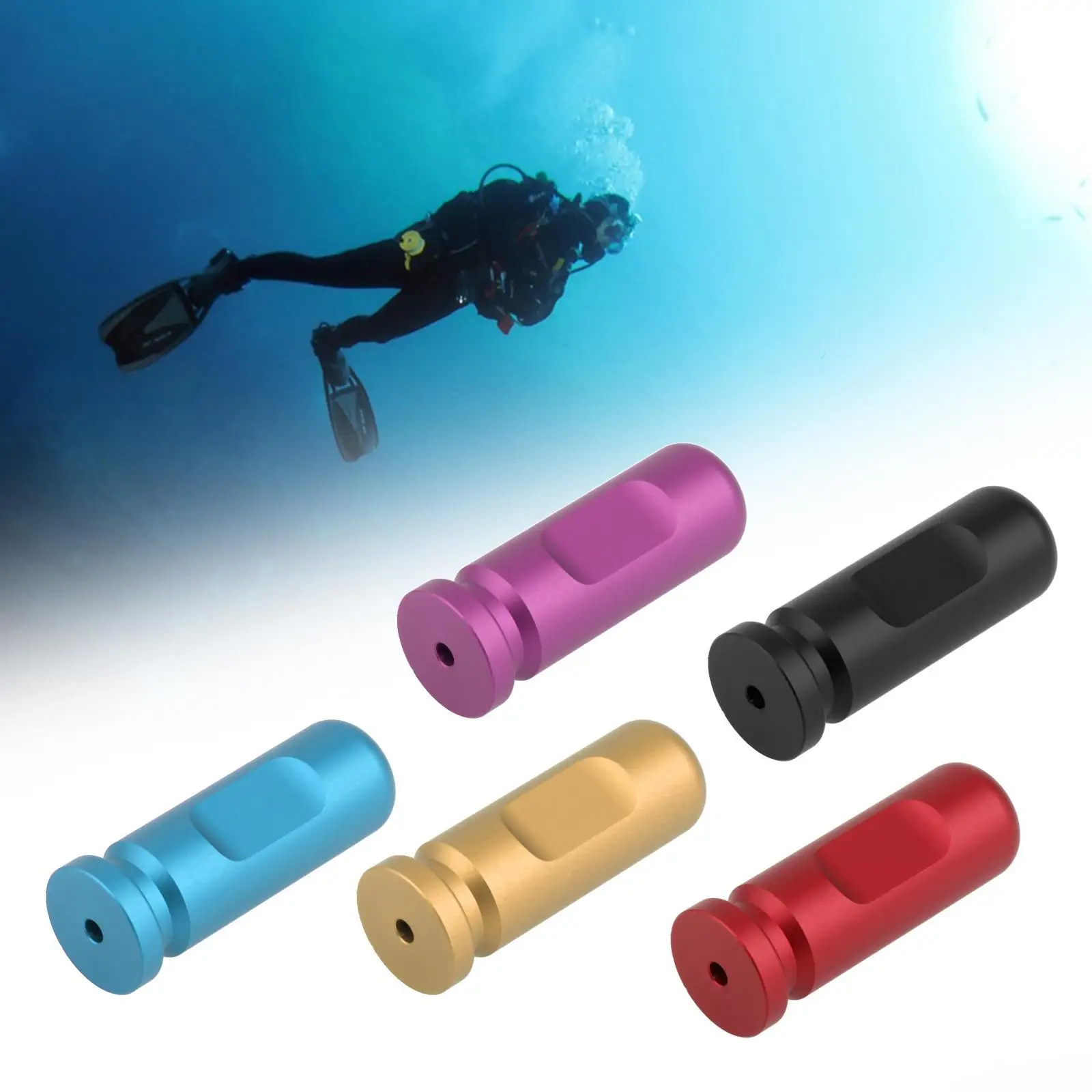 

Freediving Ear Equalization Exerciser Aluminum Practing Ear Pressure Balance Diving Auxiliary Practice Tool for Underwater Sport