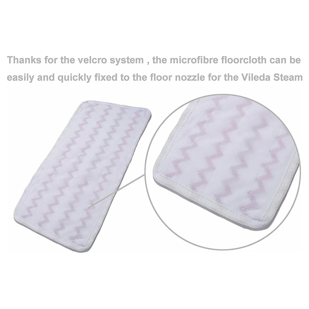 4pcs Microfiber Pad Replacements For Vileda Steam XXL Power Pad Steam Cleaner Reusable Washable Mop Cloth Refill
4pcs Microfiber Pad Replacements For Vileda Steam XXL Power Pad Steam Cleaner Reusable Washable Mop Cloth Refill