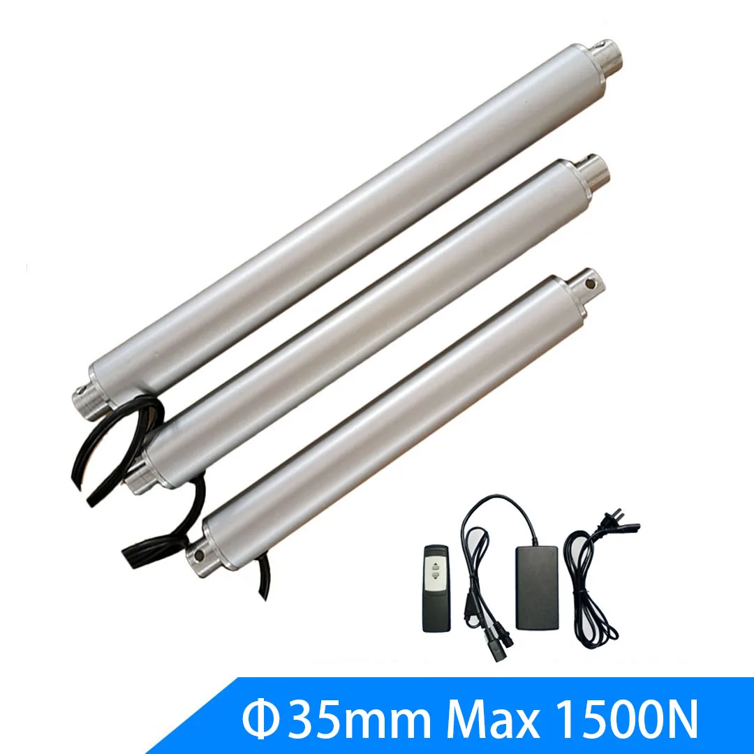 Линейный привод постоянного тока 24 В 300 мм комплект источник питания и пульт дистанционного управления Максимальная нагрузка 1500N 15 мм/секци...
Линейный привод постоянного тока 24 В 300 мм комплект источник питания и пульт дистанционного управления Максимальная нагрузка 1500N 15 мм/секци...