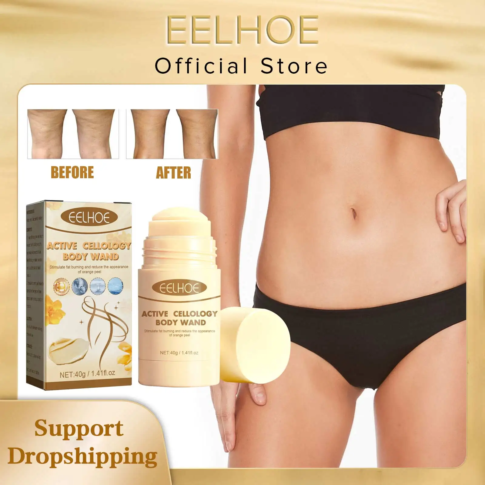 EELHOE Slimming Body Balm Stick Effective Weight Loss Leg Waist Belly Lift Firm Anti Cellulite Moisturizing Fat Burning Cream
EELHOE Slimming Body Balm Stick Effective Weight Loss Leg Waist Belly Lift Firm Anti Cellulite Moisturizing Fat Burning Cream