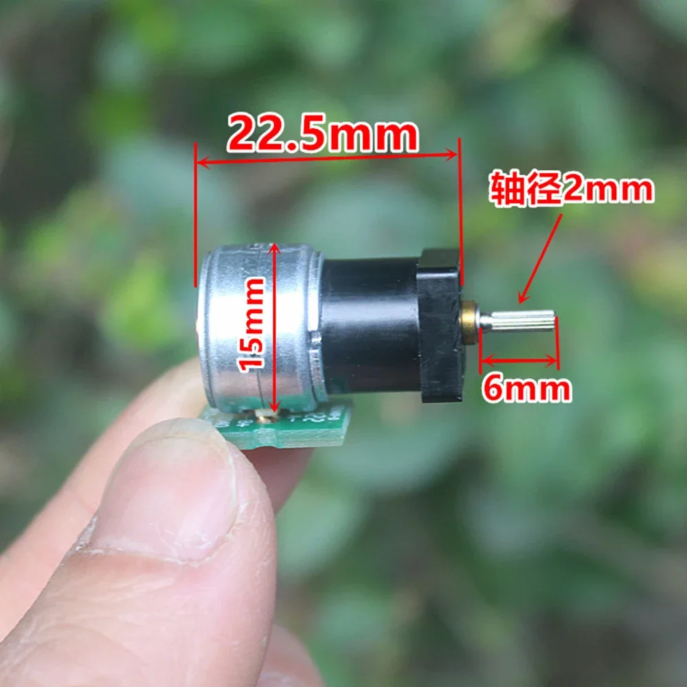 Мини-2-фазный 4-проводной шаговый мотор-редуктор диаметром 15 мм, шаговый двигатель с планетарным замедлением, вал 2 мм
Мини-2-фазный 4-проводной шаговый мотор-редуктор диаметром 15 мм, шаговый двигатель с планетарным замедлением, вал 2 мм