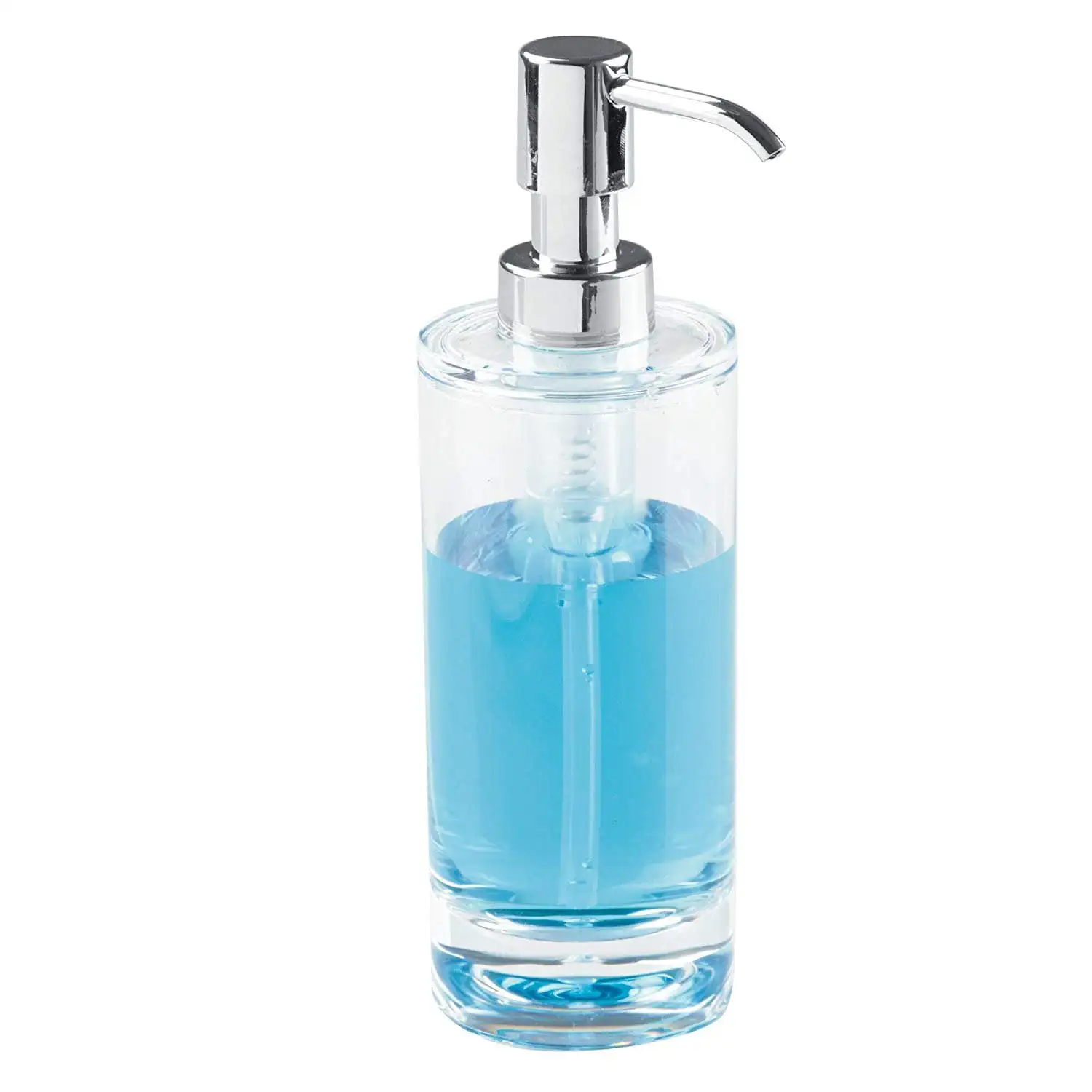 Eva Soap and Lotion Dispenser Pump, for Kitchen or Bathroom Countertop - Clear/Chrome
Eva Soap and Lotion Dispenser Pump, for Kitchen or Bathroom Countertop - Clear/Chrome