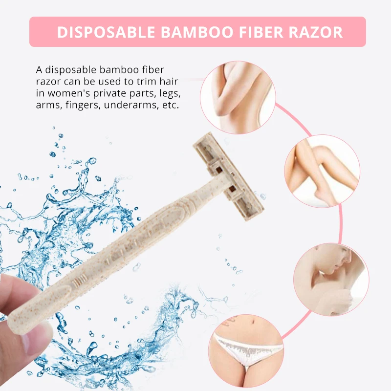Eco-friendly Disposable Razors Wheat Straw Twin Sweden Stainless Steel Blade highly-biodegradable Recyclable
Eco-friendly Disposable Razors Wheat Straw Twin Sweden Stainless Steel Blade highly-biodegradable Recyclable