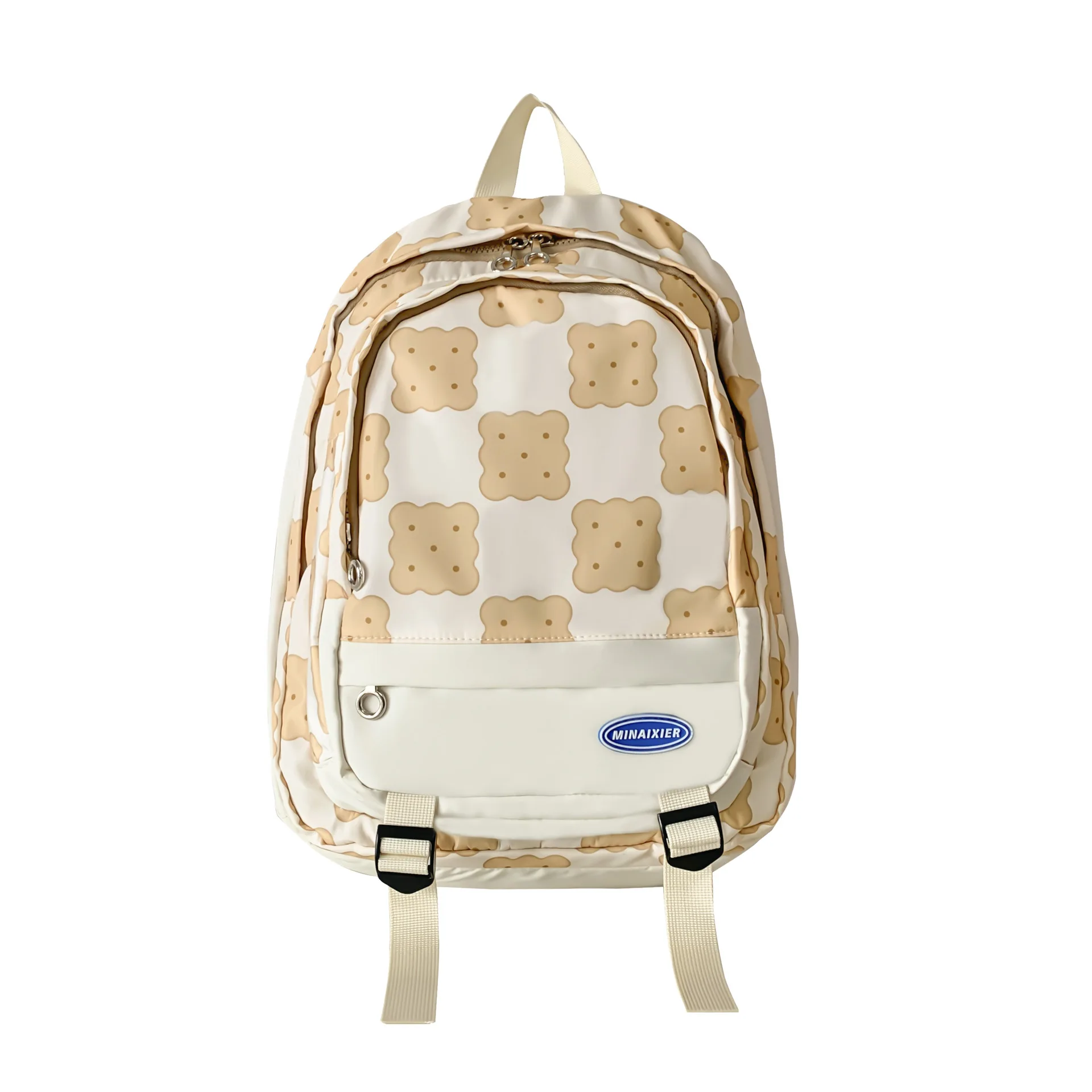 Korean Version Cute Biscuit Backpack for Senior Middle School Students Kawaii Student Tutorial Bag Schoolbag for Girls Gift
Korean Version Cute Biscuit Backpack for Senior Middle School Students Kawaii Student Tutorial Bag Schoolbag for Girls Gift