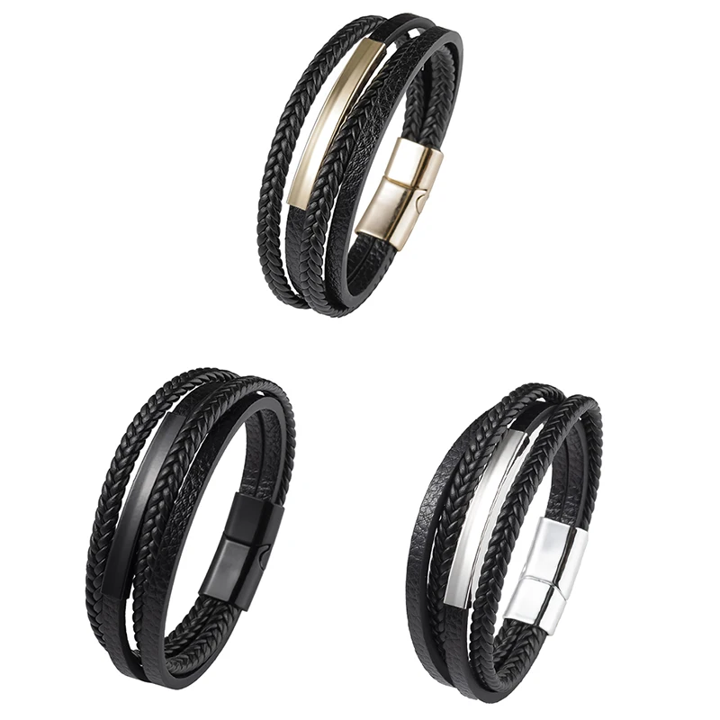 New fashion leather bracelet men's multi-layer woven rope bracelet men's jewelry bracelet men's jewelry bracelet men's men
New fashion leather bracelet men's multi-layer woven rope bracelet men's jewelry bracelet men's jewelry bracelet men's men