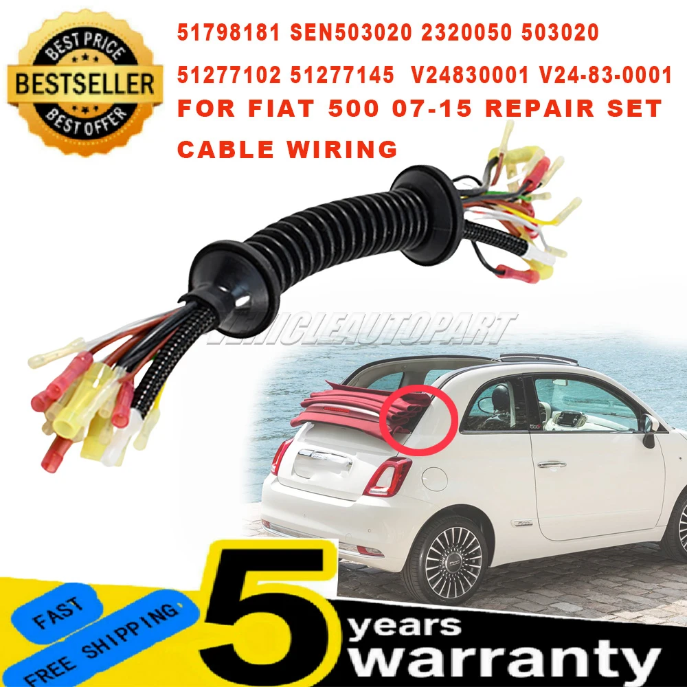 Новый жгут проводов для Fiat 500 Grande Punto EVO 199, 1 шт., для задней двери, 51798181, 51277102, автомобильные аксессуары
Новый жгут проводов для Fiat 500 Grande Punto EVO 199, 1 шт., для задней двери, 51798181, 51277102, автомобильные аксессуары