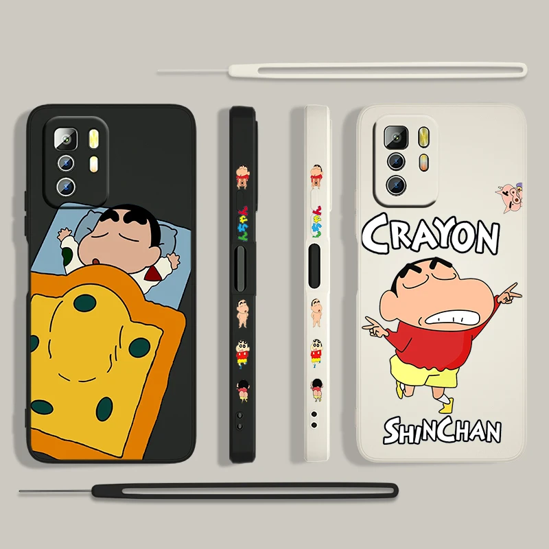 Anime Cute Crayon Shin-chan For Xiaomi Redmi Note 11 11S 10 10S 9 9S 9T 8 8T 7 5 Pro 4G 5G Liquid Left Rope Phone Case Cover
Anime Cute Crayon Shin-chan For Xiaomi Redmi Note 11 11S 10 10S 9 9S 9T 8 8T 7 5 Pro 4G 5G Liquid Left Rope Phone Case Cover