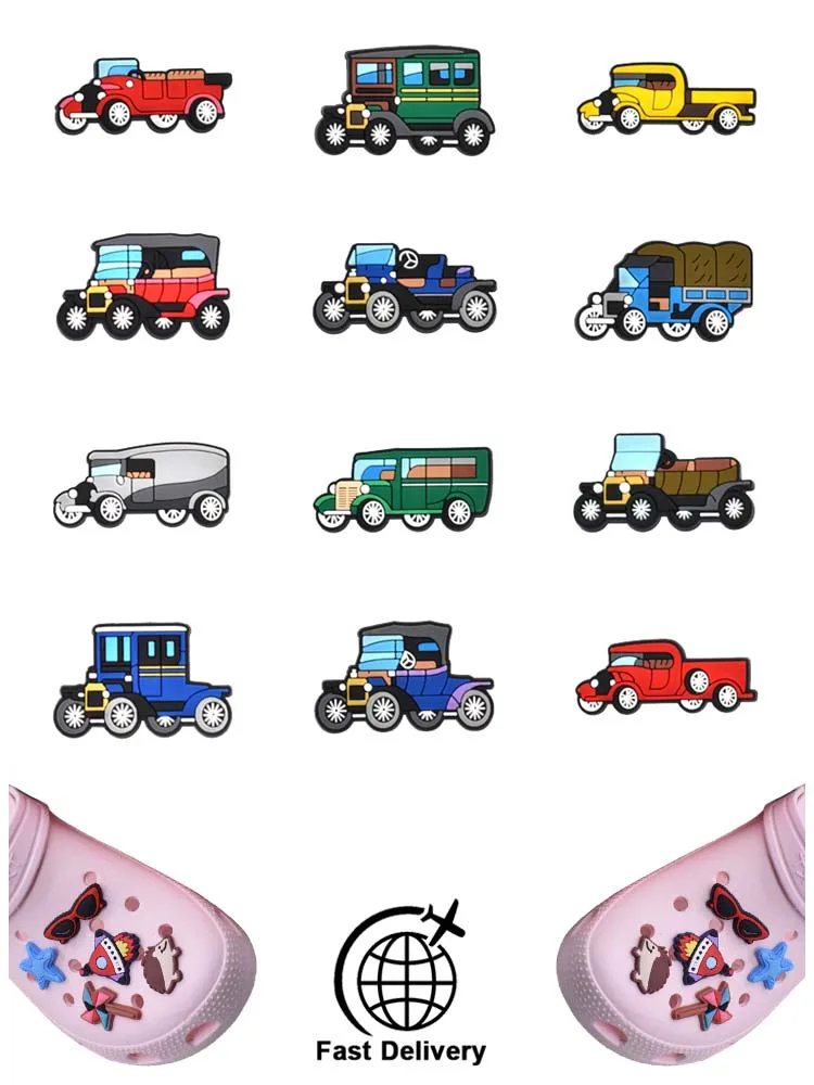 1Pcs PVC Vintage Car for Croc Charm DIY Shoes Accessories Badge Women Clogs Buckle Kids Pins Boy Decoration Jeans Dropshipping
1Pcs PVC Vintage Car for Croc Charm DIY Shoes Accessories Badge Women Clogs Buckle Kids Pins Boy Decoration Jeans Dropshipping