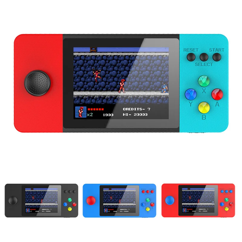 500 Games Mini Handheld Video Game Console Retro Portable 3.0-inch Screen LCD Kids Color Student Card Machine Two Roles Gamepad
500 Games Mini Handheld Video Game Console Retro Portable 3.0-inch Screen LCD Kids Color Student Card Machine Two Roles Gamepad