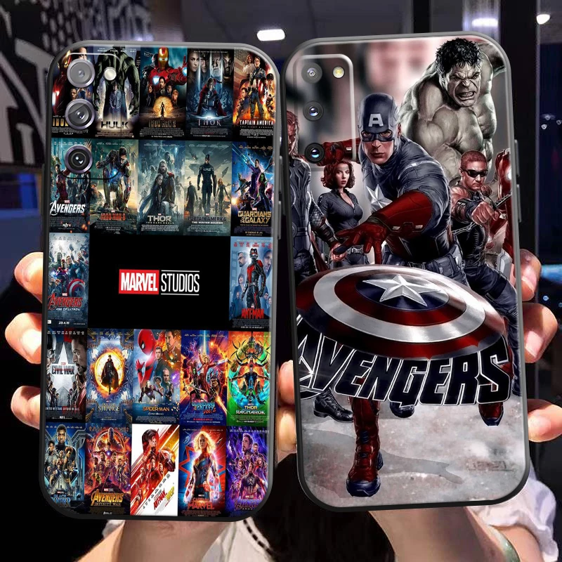 Marvel Avengers Phone Case For Samsung Galaxy S21 S20 Plus Ultra FE 5G Funda Soft Back Black TPU Liquid Silicon Carcasa
Marvel Avengers Phone Case For Samsung Galaxy S21 S20 Plus Ultra FE 5G Funda Soft Back Black TPU Liquid Silicon Carcasa
