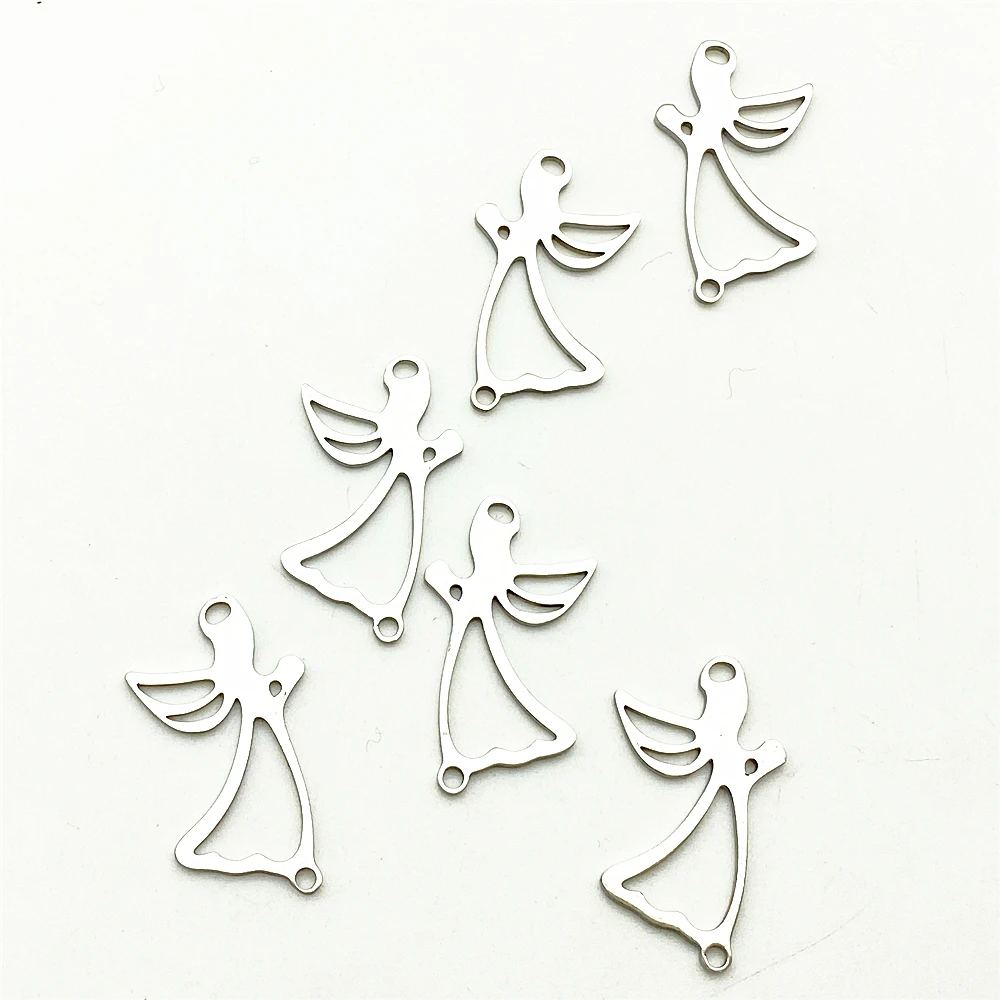 50pcs Angel Charm 100% Stainless Steel Pendant High Polish Holy Spirit Diy Finding Jewelry Handmade Necklace Make
50pcs Angel Charm 100% Stainless Steel Pendant High Polish Holy Spirit Diy Finding Jewelry Handmade Necklace Make