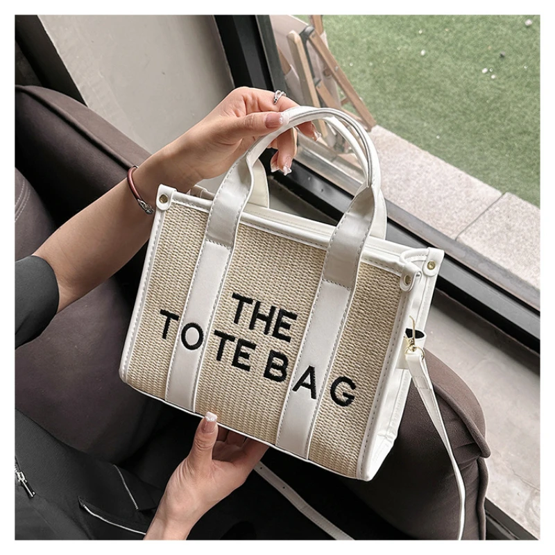 Summer New Large Capacity Travel Holiday Straw Tote Bag Simple Fashion Design Shopping Bag Luxury Shoulder Bag
Summer New Large Capacity Travel Holiday Straw Tote Bag Simple Fashion Design Shopping Bag Luxury Shoulder Bag