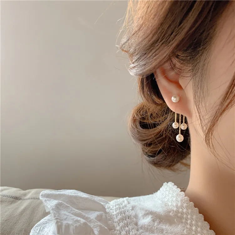 W31 S925 silver needle ins love tassel pearl earrings diamond earrings earrings female simple and versatile temperament
W31 S925 silver needle ins love tassel pearl earrings diamond earrings earrings female simple and versatile temperament