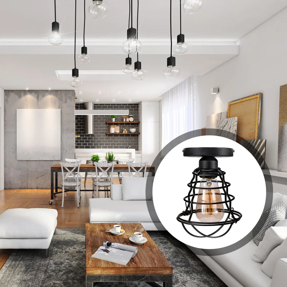 Ceiling Lamp Home Room LED Indoor Hanging Light Porch Household Scene Iron Craft Fixtures
Ceiling Lamp Home Room LED Indoor Hanging Light Porch Household Scene Iron Craft Fixtures