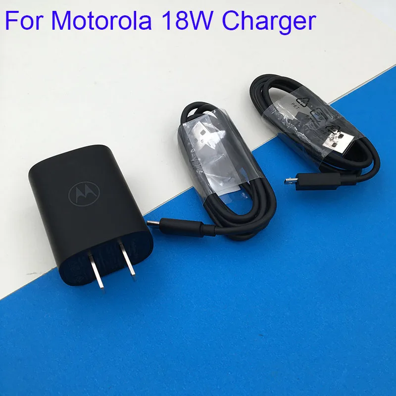 For Motorola 18W Fast Charger US Plug Turbo Power Adapter Micro USB/Type C Cable For Motorola Moto G6 G5 G5S E5 G4 Plus G7 Power
For Motorola 18W Fast Charger US Plug Turbo Power Adapter Micro USB/Type C Cable For Motorola Moto G6 G5 G5S E5 G4 Plus G7 Power
