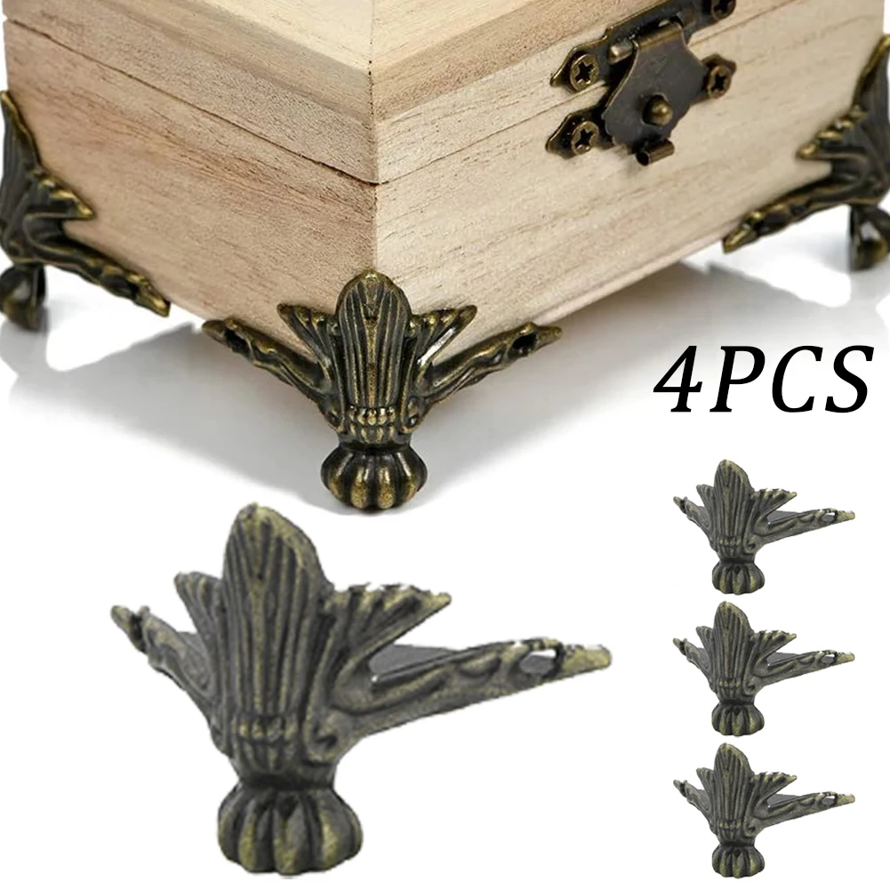 4PCS Antique Corner Protector Bronze Jewelry Chest Box Wooden Case Decorative Feet Leg Metal Corner Protector Wooden Case Decors
4PCS Antique Corner Protector Bronze Jewelry Chest Box Wooden Case Decorative Feet Leg Metal Corner Protector Wooden Case Decors