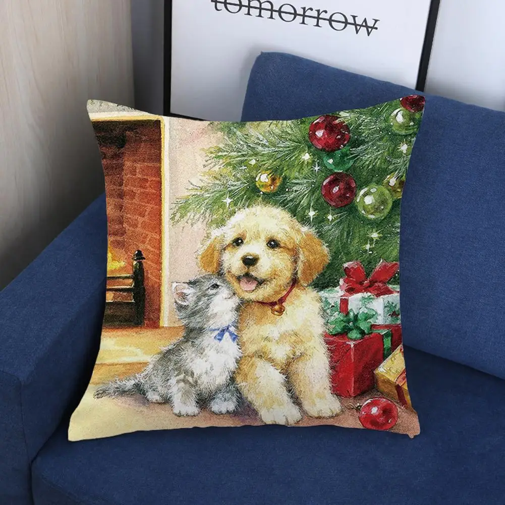 Beautiful Pillowslip Skin-touch Cushion Cover Soft Texture Detachable Christmas Pattern Pillow Case Protective
Beautiful Pillowslip Skin-touch Cushion Cover Soft Texture Detachable Christmas Pattern Pillow Case Protective