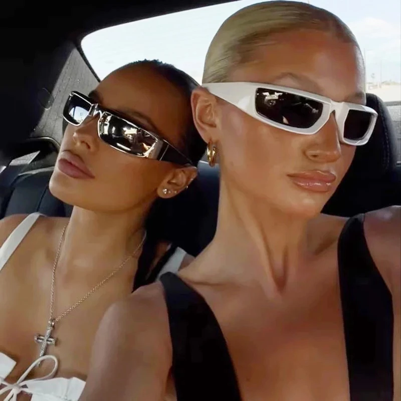 2023 Luxury Y2K Sports Punk Sunglasses Unique Women Men Square Goggle Sun Glasses UV400 Shades Mirror Fashion Eyewear
2023 Luxury Y2K Sports Punk Sunglasses Unique Women Men Square Goggle Sun Glasses UV400 Shades Mirror Fashion Eyewear