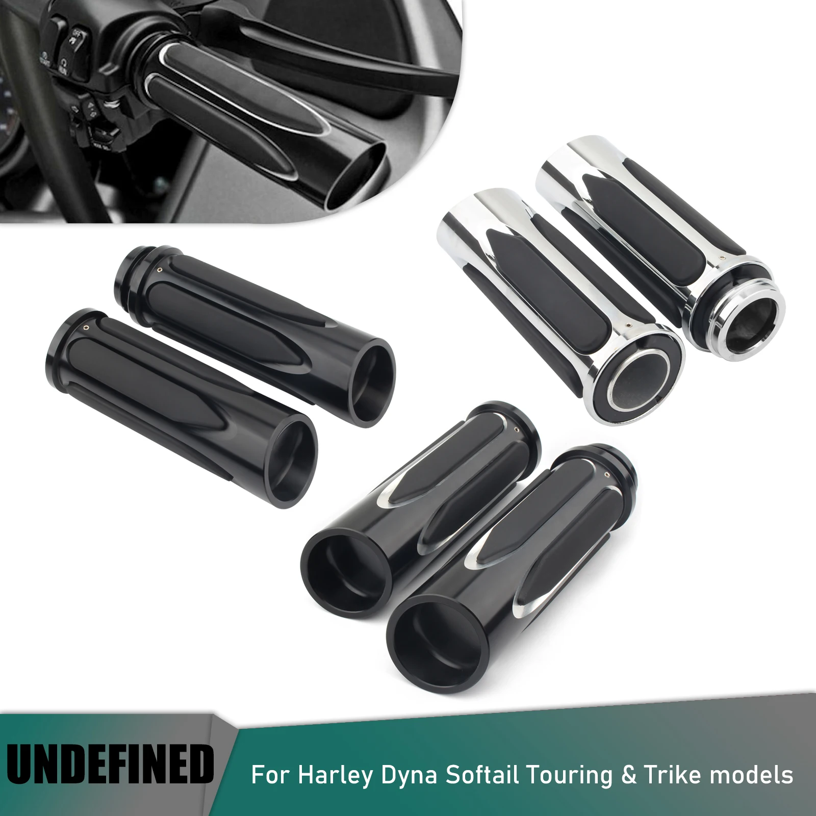Hand Grips Motorcycle Soft Touch Comfort Handlebar CNC Aluminum Electronic Throttle Handle Bar Grip For Harley Dyna Touring FLHR
Hand Grips Motorcycle Soft Touch Comfort Handlebar CNC Aluminum Electronic Throttle Handle Bar Grip For Harley Dyna Touring FLHR