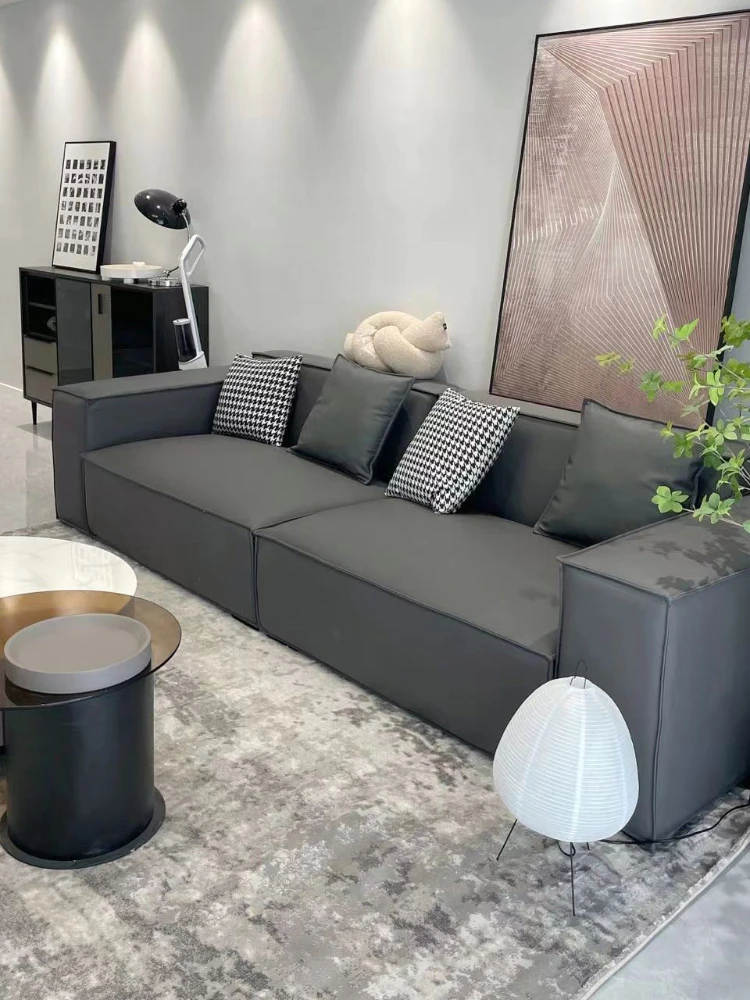 Yili light luxury tofu block leather sofa living room simple Italian minimalist small apartment straight row square sofa
Yili light luxury tofu block leather sofa living room simple Italian minimalist small apartment straight row square sofa