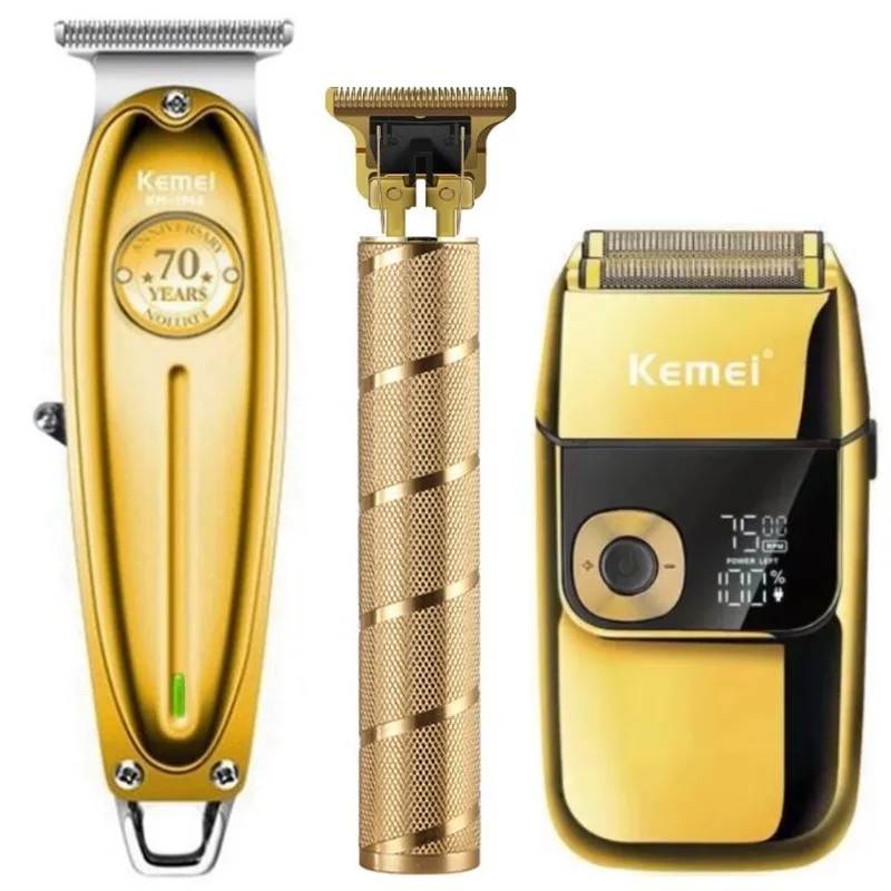 Бритва Kemei, триммер для волос, набор из 3 предметов, USB-зарядка, триммер для мужчин, устройство для стрижки волос, Бритва для мужчин, триммер для парикмахера
Бритва Kemei, триммер для волос, набор из 3 предметов, USB-зарядка, триммер для мужчин, устройство для стрижки волос, Бритва для мужчин, триммер для парикмахера