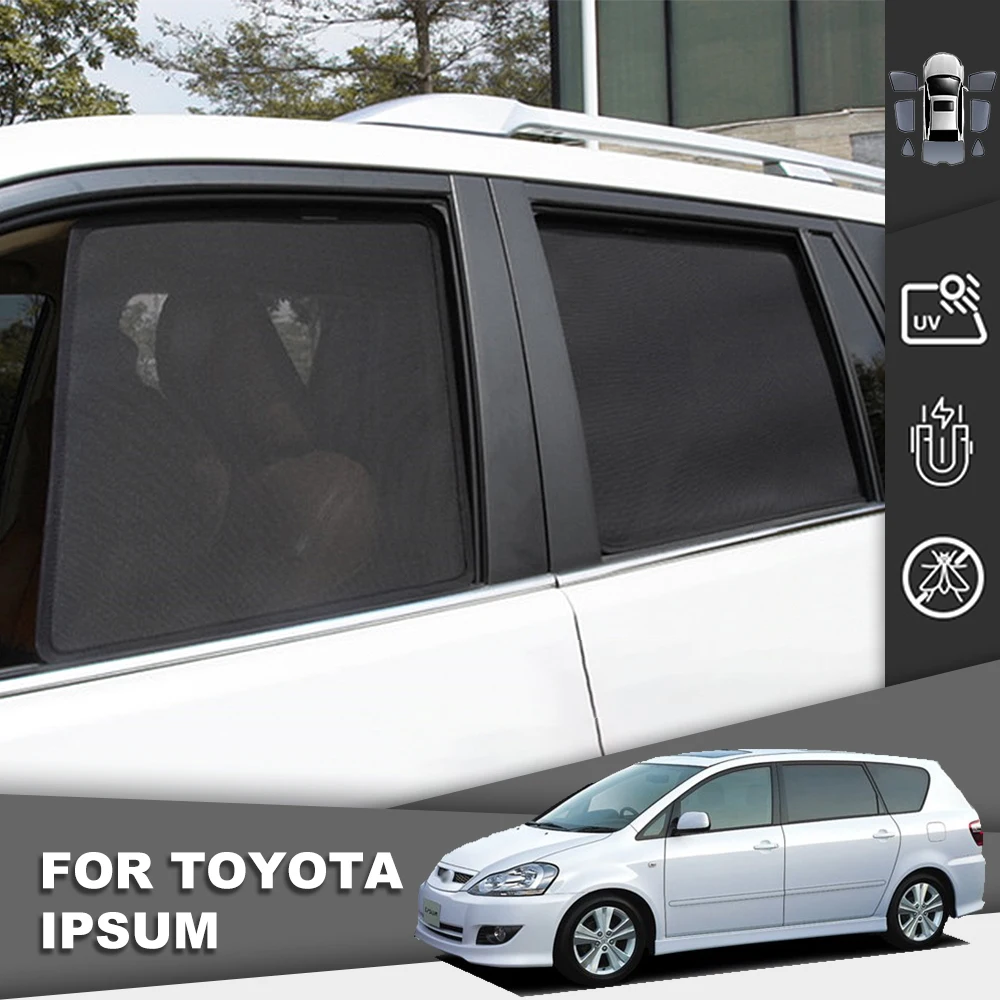 For Toyota IPSUM PICNIC 1996-2001 Magnetic Car Sunshade Front Rear Windshield Mesh Frame Curtain Side Window Sun Shade Visor
For Toyota IPSUM PICNIC 1996-2001 Magnetic Car Sunshade Front Rear Windshield Mesh Frame Curtain Side Window Sun Shade Visor