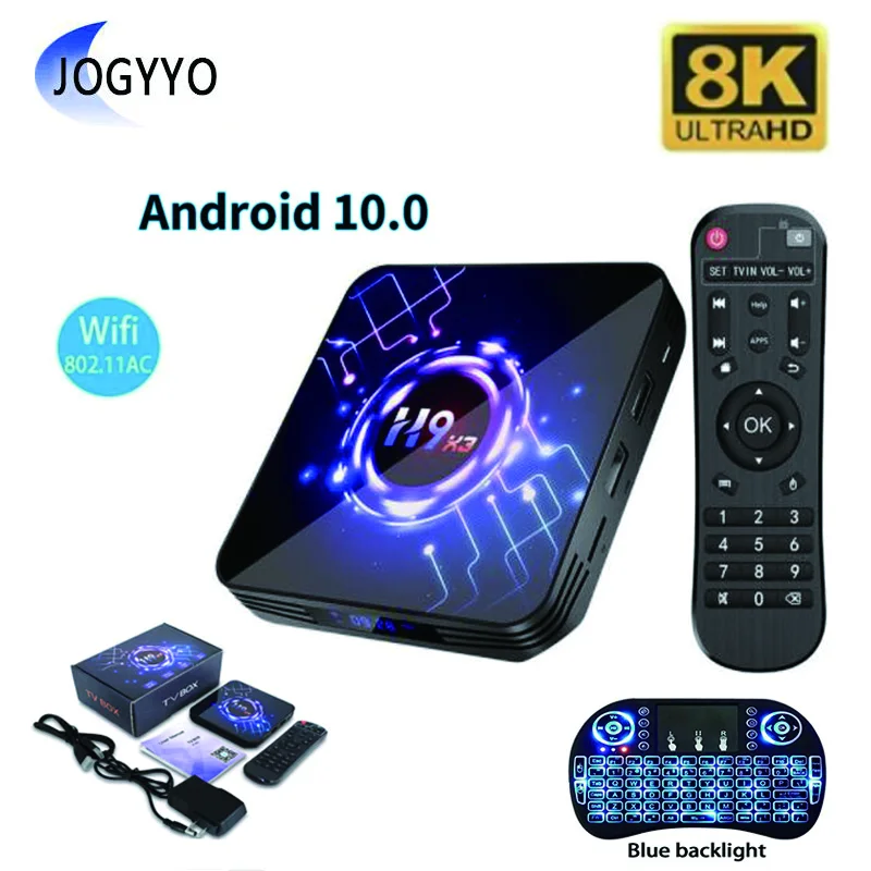 ТВ-приставка H9 X3, Android, 4 + 32/64 ГБ, Wi-Fi, HDMI
ТВ-приставка H9 X3, Android, 4 + 32/64 ГБ, Wi-Fi, HDMI