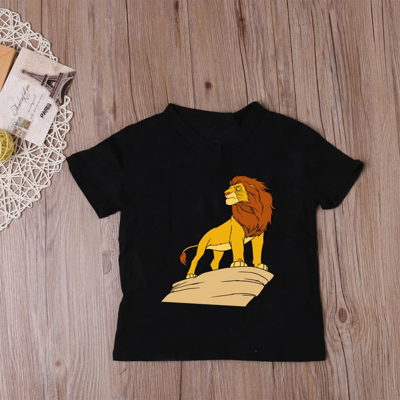 Disney the Lion King Small Child T-shirts Kids Cute T-Shirts Children Tops Cartoon Clothes Children Boy Girl Short Sleeve Tshirt
Disney the Lion King Small Child T-shirts Kids Cute T-Shirts Children Tops Cartoon Clothes Children Boy Girl Short Sleeve Tshirt